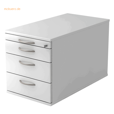 hjh OFFICE PRO SIGNA TC30 - Weißer Rollcontainer mit 3 Schubladen hjh OFFICE PRO SIGNA TC30 - Weißer Rollcontainer mit 3 Schubladen