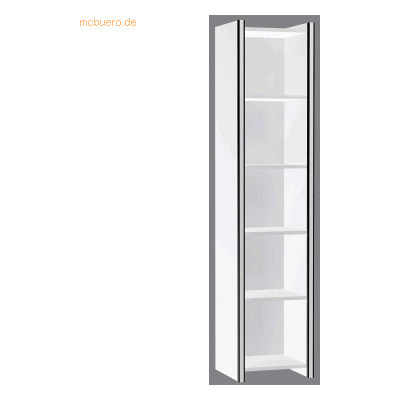 Kerkmann Aktenschrank Yukon weiß 41,0 x 38,0 x 183,0 cm Kerkmann Aktenschrank Yukon weiß 41,0 x 38,0 x 183,0 cm