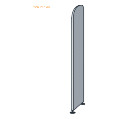 Kerkmann Dante Lichtgrau Büroregal - 2,2x32,5x190cm Kerkmann Dante Lichtgrau Büroregal - 2,2x32,5x190cm