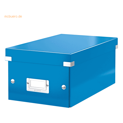 Leitz Ablagebox Click & Store DVD blau Leitz Ablagebox Click & Store DVD blau