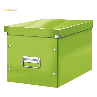 Leitz Archivbox Click & Store Wow Cube L Hartpappe grün Leitz Archivbox Click & Store Wow Cube L Hartpappe grün