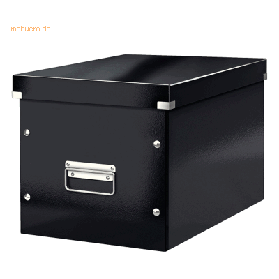 Leitz Archivbox Click & Store Cube L Hartpappe schwarz Leitz Archivbox Click & Store Cube L Hartpappe schwarz