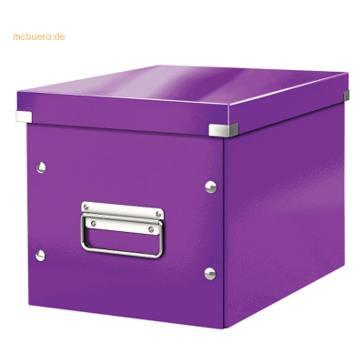 Leitz Archivbox Click & Store Cube M Hartpappe violett Leitz Archivbox Click & Store Cube M Hartpappe violett
