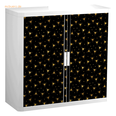 easyOffice Rollladenschrank easyoffice BxTxH 86x37,5x104cm Goldene Dre easyOffice Rollladenschrank easyoffice BxTxH 86x37,5x104cm Goldene Dre