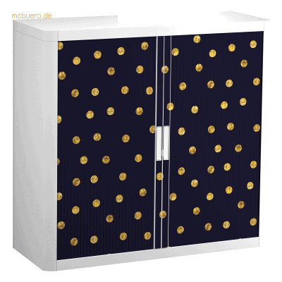 easyOffice Rollladenschrank easyoffice BxTxH 86x37,5x104cm Goldene Pun easyOffice Rollladenschrank easyoffice BxTxH 86x37,5x104cm Goldene Pun