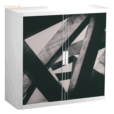 PAPERFLOW Weiß/Bunt Aktenschrank - Verstellbare Fachböden - 110x41,5x104 cm PAPERFLOW Weiß/Bunt Aktenschrank - Verstellbare Fachböden - 110x41,5x104 cm