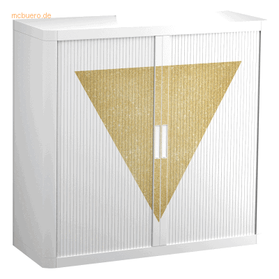 easyOffice Rollladenschrank easyoffice BxTxH 86x37,5x104cm Goldenes Dr easyOffice Rollladenschrank easyoffice BxTxH 86x37,5x104cm Goldenes Dr