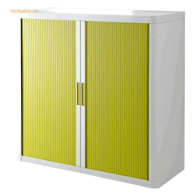 Paperflow easyOffice Schrank - 2 Regale, 1040mm, Weiß/Grün Paperflow easyOffice Schrank - 2 Regale, 1040mm, Weiß/Grün