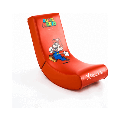 X ROCKER XROCKER Gaming Bodensessel rot VIDEO ROCKER Super Mario/Mario X ROCKER XROCKER Gaming Bodensessel rot VIDEO ROCKER Super Mario/Mario