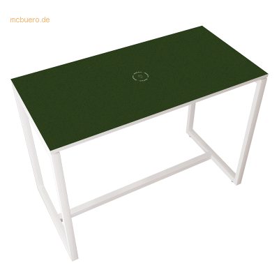 easyDesk Stehtisch TD114.13.08P 110x114x75cm grün easyDesk Stehtisch TD114.13.08P 110x114x75cm grün