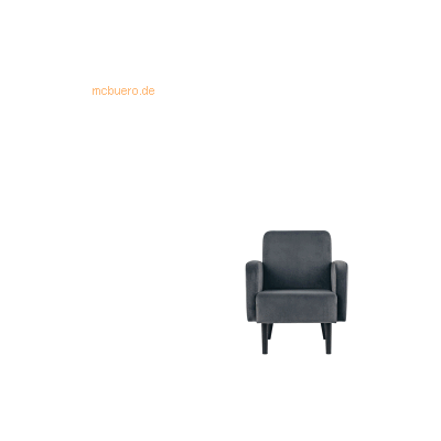 PAPERFLOW LISBOA Anthrazit Sessel - Komfortabler Sitz PAPERFLOW LISBOA Anthrazit Sessel - Komfortabler Sitz