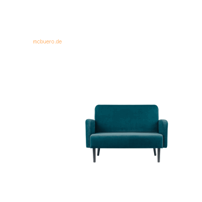 PAPERFLOW 2-Sitzer Sofa LISBOA - Grün Stoff PAPERFLOW 2-Sitzer Sofa LISBOA - Grün Stoff