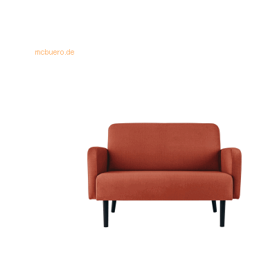 PAPERFLOW LISBOA 2-Sitzer Sofa - Rost - Stoff PAPERFLOW LISBOA 2-Sitzer Sofa - Rost - Stoff