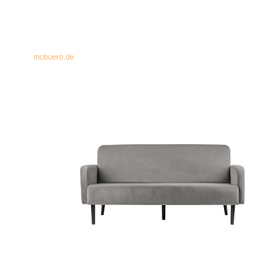 PAPERFLOW 3-Sitzer Sofa LISBOA grau Stoff - Sofa PAPERFLOW 3-Sitzer Sofa LISBOA grau Stoff - Sofa