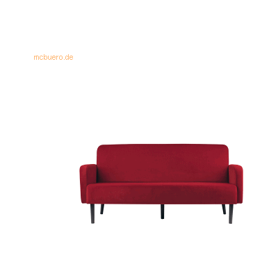 PAPERFLOW LISBOA 3-Sitzer Velours Polyester Sofa - Sofa PAPERFLOW LISBOA 3-Sitzer Velours Polyester Sofa - Sofa