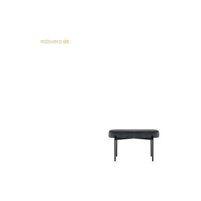 PAPERFLOW Gaia Sitzbank - 79cm Anthrazit - Sitzbank PAPERFLOW Gaia Sitzbank - 79cm Anthrazit - Sitzbank