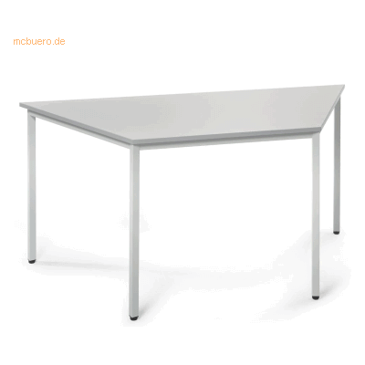 Soennecken Konferenztisch 1600/ 800x720x690mm Platte lichtgrau Gestell Soennecken Konferenztisch 1600/ 800x720x690mm Platte lichtgrau Gestell