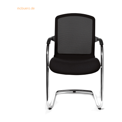 Topstar OPEN CHAIR - Besucherstuhl, Netzrücken, 2 Stück, Schwarz - Stuhl Topstar OPEN CHAIR - Besucherstuhl, Netzrücken, 2 Stück, Schwarz - Stuhl