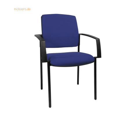 Topstar Besucherstuhl B to B 10 BB100A G26 mit Armlehnen blau Topstar Besucherstuhl B to B 10 BB100A G26 mit Armlehnen blau