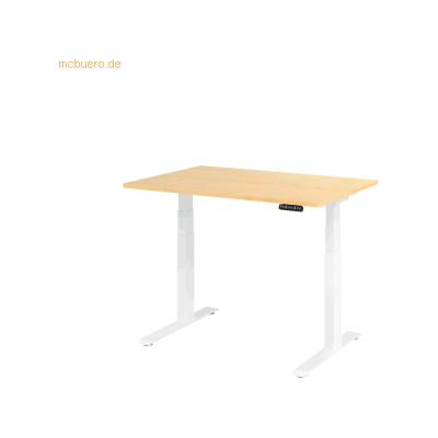 Hammerbacher Elektrischer Höhenverstellbarer Schreibtisch - Ahorn - 120x80 cm Hammerbacher Elektrischer Höhenverstellbarer Schreibtisch - Ahorn - 120x80 cm