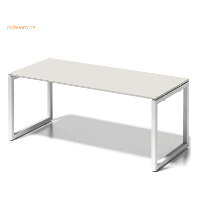 BISLEY - CITO - Rahmen O-Form - Topfarb Grey-Weiß - Schreibtisch BISLEY - CITO - Rahmen O-Form - Topfarb Grey-Weiß - Schreibtisch