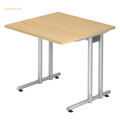 HAMMERBACHER HAMMERBACHER Prokura Quadratischer Schreibtisch - FSC Zertifiziertes Büromöbel HAMMERBACHER HAMMERBACHER Prokura Quadratischer Schreibtisch - FSC Zertifiziertes Büromöbel