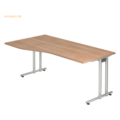 HAMMERBACHER Prokura Nussbaum Schreibtisch - FSC Zertifiziert HAMMERBACHER Prokura Nussbaum Schreibtisch - FSC Zertifiziert