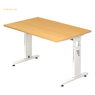 HAMMERBACHER OS 12 Modell Höhenverstellbarer Schreibtisch - 120x80 cm HAMMERBACHER OS 12 Modell Höhenverstellbarer Schreibtisch - 120x80 cm
