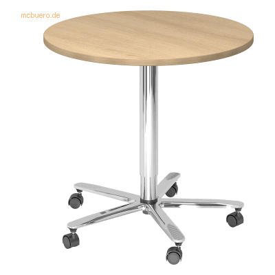 Hammerbacher Höhenverstellbarer Stehtisch Eiche - Büro & Zuhause Hammerbacher Höhenverstellbarer Stehtisch Eiche - Büro & Zuhause