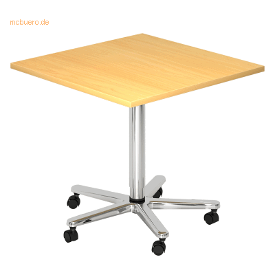 Hammerbacher VST88 Höhenverstellbarer Stehtisch Buche Hammerbacher VST88 Höhenverstellbarer Stehtisch Buche
