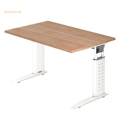 hjh OFFICE PRO UNDA 12 W Höhenverstellbarer Schreibtisch - Bürotisch hjh OFFICE PRO UNDA 12 W Höhenverstellbarer Schreibtisch - Bürotisch