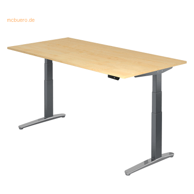 hjh OFFICE PRO XBHM 2E GC Esdoorn höhenverstellbarer Schreibtisch hjh OFFICE PRO XBHM 2E GC Esdoorn höhenverstellbarer Schreibtisch