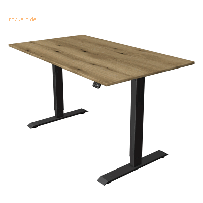 Kerkmann Move 1 elektrisch höhenverstellbarer Schreibtisch - Grau - 140x80cm Kerkmann Move 1 elektrisch höhenverstellbarer Schreibtisch - Grau - 140x80cm