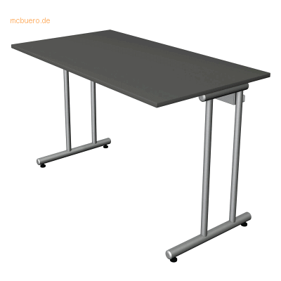 Kerkmann Schreibtisch - Rechteck anthrazit Stahl - 120x65cm Kerkmann Schreibtisch - Rechteck anthrazit Stahl - 120x65cm