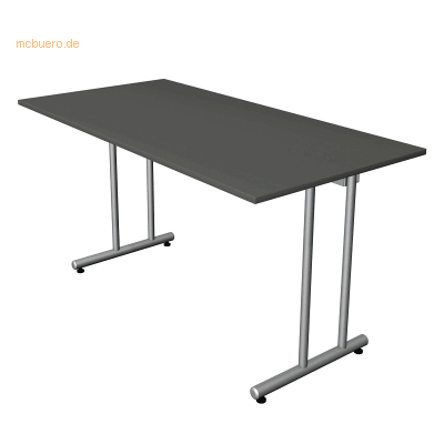 Kerkmann Smart Office Schreibtisch - Rechteckig, C-Fuß, 140x70cm Kerkmann Smart Office Schreibtisch - Rechteckig, C-Fuß, 140x70cm
