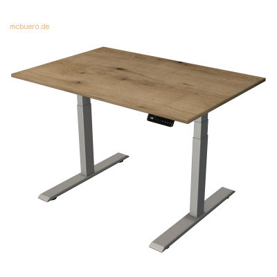 Kerkmann Steh-/Sitztisch Move 2 elektrisch Fuß silber 120x80x63-127cm Kerkmann Steh-/Sitztisch Move 2 elektrisch Fuß silber 120x80x63-127cm