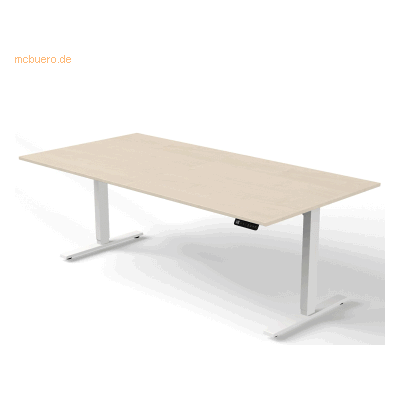 Kerkmann Steh-/ Sitztisch Modus elektr. höhenverstellbar C-Fuß 200x100 Kerkmann Steh-/ Sitztisch Modus elektr. höhenverstellbar C-Fuß 200x100