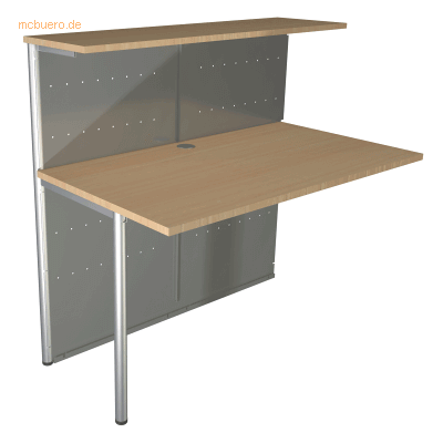 Kerkmann Kompakt-Theke Genua Anbautheke gerade BxTxH 116x70x115cm alus Kerkmann Kompakt-Theke Genua Anbautheke gerade BxTxH 116x70x115cm alus
