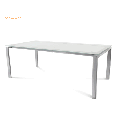 Rocada Schreibtisch - 200x100x73cm Glasplatte - Modernes Design Rocada Schreibtisch - 200x100x73cm Glasplatte - Modernes Design