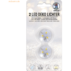 Ludwig Bähr LED-Dekolichter 3x2,2cm warmweiß VE=2 Stück Ludwig Bähr LED-Dekolichter 3x2,2cm warmweiß VE=2 Stück