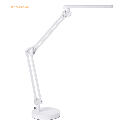 Alco LED-Schreibtischleuchte 963 mit Fuß weiß Alco LED-Schreibtischleuchte 963 mit Fuß weiß