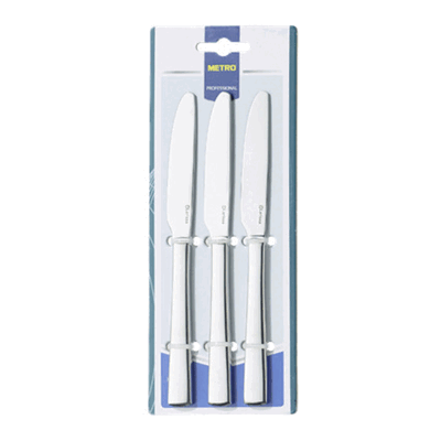 METRO PROFESSIONAL Buttermesser Larissa - Chromstahl 13/0 12 Stück. METRO PROFESSIONAL Buttermesser Larissa - Chromstahl 13/0 12 Stück.