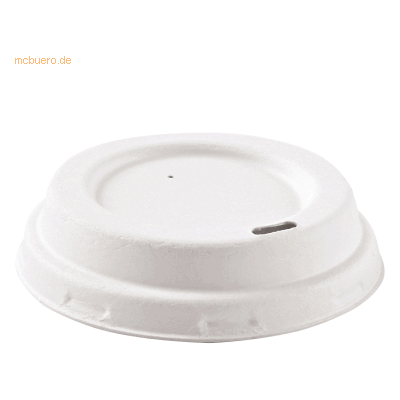 20 x NatureStar Deckel Bio für Trinkbecher weiß DM 90mm Zuckerrohr mit 20 x NatureStar Deckel Bio für Trinkbecher weiß DM 90mm Zuckerrohr mit