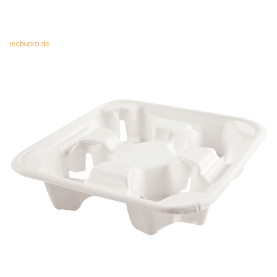 NATUREStar Bio Quattro Becherhalter - Umweltfreundlich, für 4 Becher NATUREStar Bio Quattro Becherhalter - Umweltfreundlich, für 4 Becher