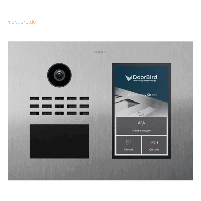 DoorBird DoorBird D31TDH Video Türstation Edelstahl V4A gebürstet DoorBird DoorBird D31TDH Video Türstation Edelstahl V4A gebürstet