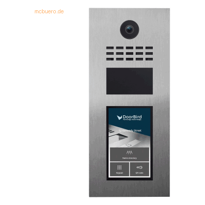 DoorBird DoorBird D31TDV Video Türstation Edelstahl V4A gebürstet DoorBird DoorBird D31TDV Video Türstation Edelstahl V4A gebürstet