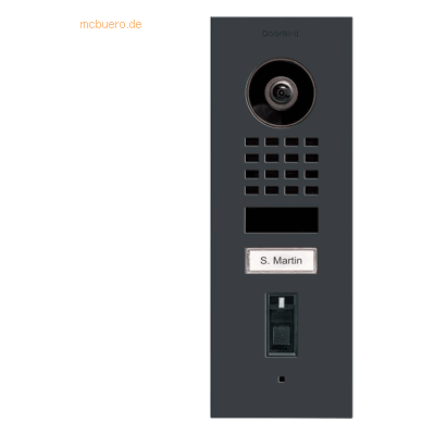 DoorBird DoorBird IP Video Türst. D1101FV Fingerpr.50 Unterputz RAL701 DoorBird DoorBird IP Video Türst. D1101FV Fingerpr.50 Unterputz RAL701