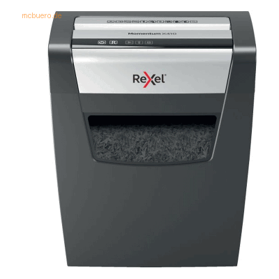 Rexel Aktenvernichter Momentum X410 Partikelschnitt 4x28mm P-4 10 Blat Rexel Aktenvernichter Momentum X410 Partikelschnitt 4x28mm P-4 10 Blat