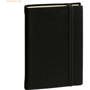 Quo Vadis Buchkalender Daily 17 12x17cm Silk schwarz 2026 Quo Vadis Buchkalender Daily 17 12x17cm Silk schwarz 2026