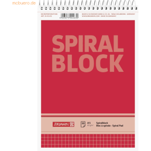 Brunnen Spiralnotizblock A5 Kariert 50 Blatt - Notizblock Brunnen Spiralnotizblock A5 Kariert 50 Blatt - Notizblock